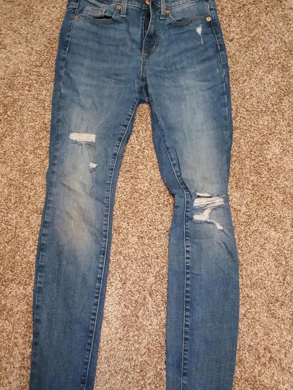Universal Thread Distressed Skinny Jeans - Blue